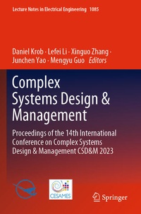 Enlarge image Cover: Complex Systems Design & Management - Springer