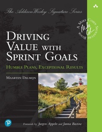 Enlarge image Cover: Driving Value with Sprint Goals - Addison Wesley