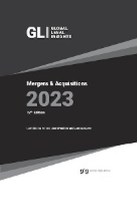 Abbildung von: Global Legal Insights - Mergers & Acquisitions 2023 - Global Legal Group Ltd