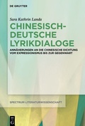 Bild: Chinesisch-deutsche Lyrikdialoge - De Gruyter