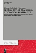 Cover: Special Onymic Grammar in Typological Perspective - De Gruyter Mouton