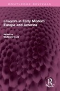 Bild: Lawyers in Early Modern Europe and America - Routledge