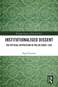 Enlarge image Cover: Institutionalised Dissent - Routledge