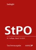 Cover: Strafprozessordnung StPO - Manz