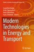 Cover: Modern Technologies in Energy and Transport - Springer