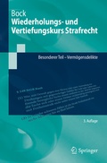 Bild: Wiederholungs- und Vertiefungskurs Strafrecht - Springer