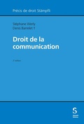 Cover: Droit de la communication - St&auml;mpfli Verlag AG