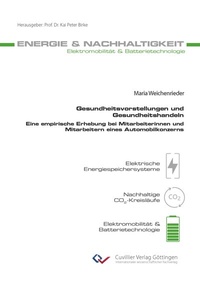Bild vergrößern Bild: Gesundheitsvorstellungen und Gesundheitshandeln - Cuvillier Verlag
