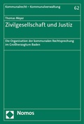 Cover: Zivilgesellschaft und Justiz - Nomos