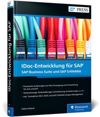 Abbildung von: IDoc-Entwicklung für SAP - SAP PRESS