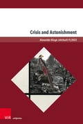 Cover: Crisis and Astonishment - Brill Deutschland
