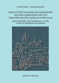 Cover: Bericht des italienischen Gesandten Polidor Cornazano von 1533 &uuml;ber den Grafen Ladislaus von Haag - Apelles-Verlag