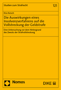 Bild: Die Auswirkungen eines Insolvenzverfahrens auf die Vollstreckung der Geldstrafe - Dike Verlag Z&uuml;rich