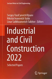 Abbildung von: Industrial and Civil Construction 2022 - Springer