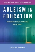 Cover: Ableism in Education - Taylor & Francis
