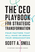 Cover: The CEO Playbook for Strategic Transformation - Stanford Business Books,US