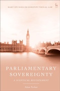 Cover: Parliamentary Sovereignty - Hart Publishing