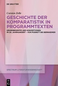 Bild: Geschichte der Komparatistik in Programmtexten - De Gruyter