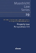 Cover: Property Law Perspectives VIII - Eleven International Publishing