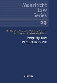 Enlarge image Cover: Property Law Perspectives VIII - Eleven International Publishing