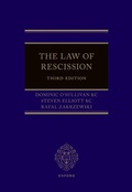 Abbildung von: The Law of Rescission - OUP eBook