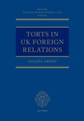 Abbildung von: Torts in UK Foreign Relations - OUP eBook