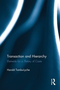 Cover: Transaction and Hierarchy - Routledge