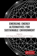 Cover: Emerging Energy Alternatives for Sustainable Environment - CRC Press