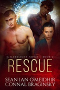 Cover: Rescue (Darklight, #2) - NineStar Press, LLC