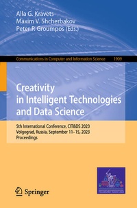 Enlarge image Cover: Creativity in Intelligent Technologies and Data Science - Springer
