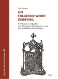 Cover: Ein folgenschwerer Diebstahl - Aschendorff