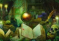 Cover: Die Bibliothek des Magiers - Lysandra Books Verlag