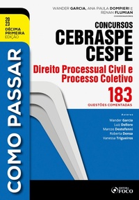 Abbildung von: Como passar concursos CEBRASPE -Direito Processual Civil e Processo Coletivo - Editora Foco