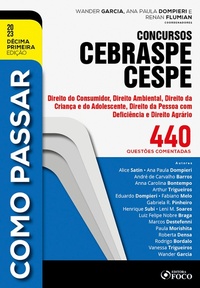 Abbildung von: Como passar concursos CEBRASPE -Direito do Consumidor, Ambiental, ECA, Deficiência e Agrário - Editora Foco