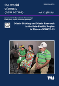 Cover: the world of music (new series) vol. 12 (2023) 1 - VWB-Verlag