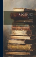 Cover: Recensio; Volume 3 - Legare Street Press