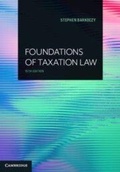 Cover: Foundations of Taxation Law - Cambridge University Press