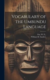 Enlarge image Cover: Vocabulary of the Umbundu Language - Legare Street Press