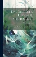 Cover: Das deutsche Lied im 18. Jahrhundert - Legare Street Press