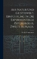 Bild: Aus Natur und Geisteswelt, Einfuehrung In Die Experimentelle Psychologie, zweite Auflage. - Legare Street Press