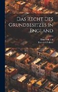 Cover: Das Recht Des Grundbesitzes in England - Legare Street Press