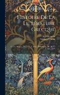 Cover: Histoire De La Litterature Grecque - Legare Street Press