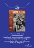 Cover: Modalit&eacute;s de la communication scientifique et technique / Communicating Science and Technology - Peter Lang Verlag