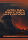 Cover: Dielectric, Supercapacitive, Photoluminescent Properties of Hybrid Metal Organic Frameworks - Trans Tech Publications Ltd