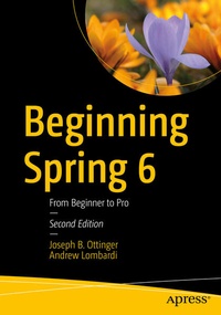 Enlarge image Cover: Beginning Spring 6 - APress