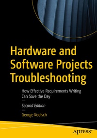 Enlarge image Cover: Hardware and Software Projects Troubleshooting - APress
