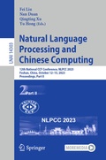 Cover: Natural Language Processing and Chinese Computing - Springer