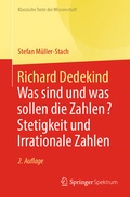 Cover: Richard Dedekind - Springer Spektrum