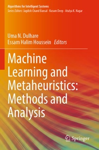 Enlarge image Cover: Machine Learning and Metaheuristics: Methods and Analysis - Springer
