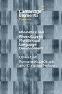 Cover: Phonetics and Phonology in Multilingual Language Development - Cambridge University Press